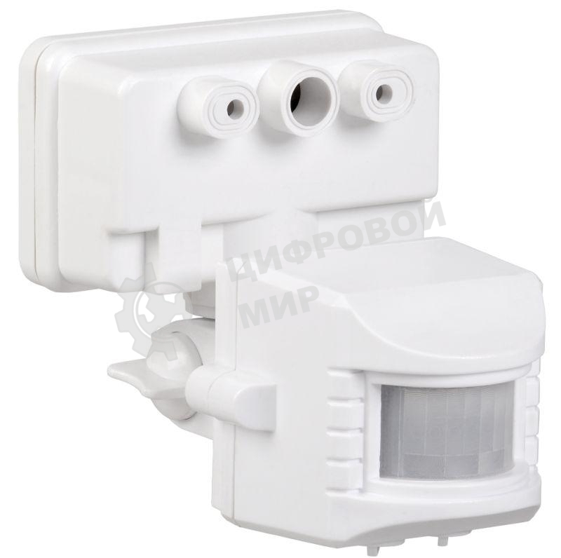 Датчик движения IEK LDD13-019-1100-001 ДД 019 белый, макс. нагрузка 1100Вт, угол обзора 120град., дальность 12м, IP44