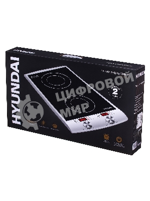 Плита настольная электрическая Hyundai HYC-0103 серебристый/черный стеклокерамика (настольная)