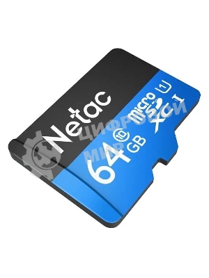 Флеш карта microSDHC 64Gb Netac P500 NT02P500STN-064G-S (без SD адаптера) 80Mb/s