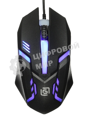 Мышь проводная Oklick 396M INSOMNIA черный, 1000 dpi, USB, кнопки - 3