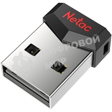 Флешка USB Netac UM81 (NT03UM81N-008G-20BK), 8Gb, USB 2.0, R/W 30/10, черный/красный