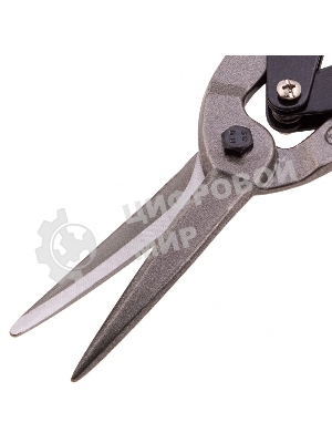 Ножницы по металлу Matrix, удлиненные, 285 мм, пряморежущие, обрезиненные рукоятки