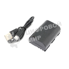 Аккумуляторная батарея для фотоаппарата Canon EOS 5D Mark II (LP-E6 Pro) USB Type-C 7.4V 1600mAh