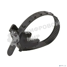 Подвес для крепления кабеля к тросу Rexant 160 х 12 мм, черный (упак. 100 шт)