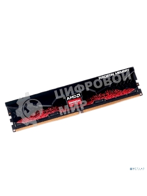 Оперативная память AMD Radeon R5, DDR5, 32Gb (1x32Gb), 5600MHz, CL40, DIMM, с радиатором, черный/красный