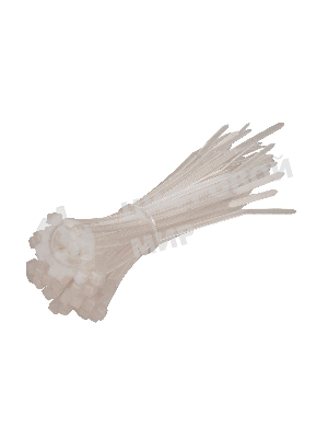 Стяжка нейлоновая Exegate EX253848RUS неоткрывающаяся CV-150W, 150 мм, упак. 100 шт белый