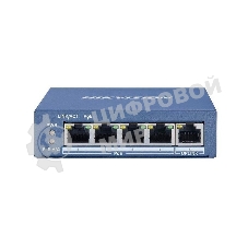 Коммутатор 4PORT 1000M POE DS-3E0505P-E/M HIKVISION