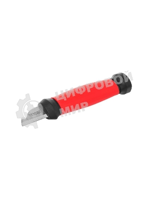 Нож монтажника Rexant нержавеющая сталь, двухсторонняя заточка, лезвие 33 мм