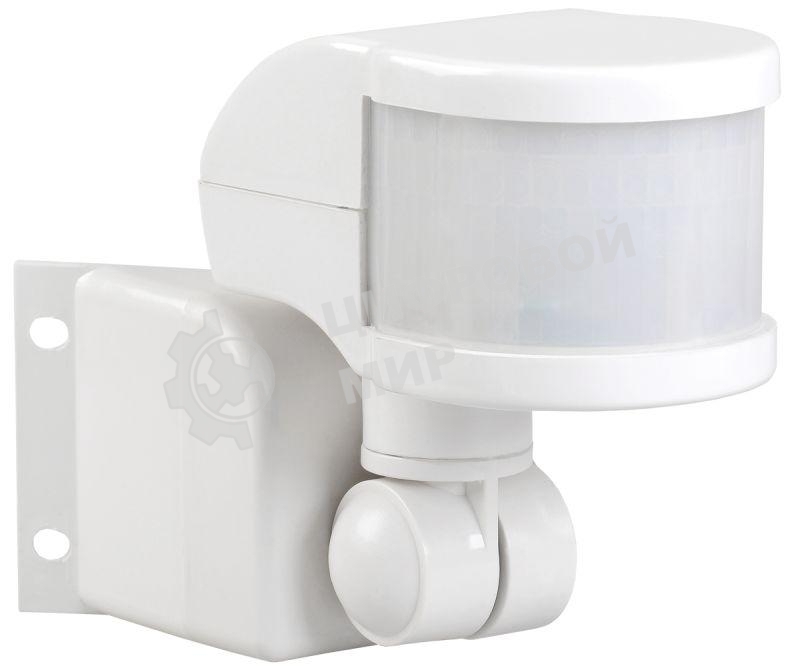 Датчик движения IEK LDD10-018B-1100-001 ДД 018В белый, макс. нагрузка 1100Вт, угол обзора 270град., дальность 12м, IP44