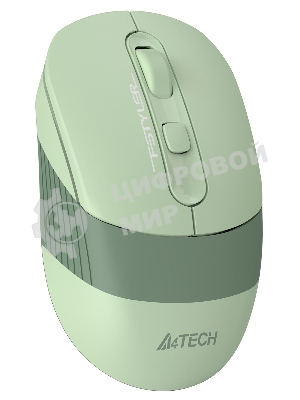 Мышь беспроводная A4Tech Fstyler FB10C зеленый, 2000 dpi, радиоканал, Bluetooth, USB, кнопки - 4