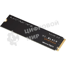 Накопитель SSD WD 1Tb Black SN850X, M.2(22x80мм), NVMe, PCIe 4.0 x4, 3D TLC, R/W 7300/6300Mb/s, IOPs 800 000/1 100 000, TbW 600, DWPD 0.3 (12 мес.)