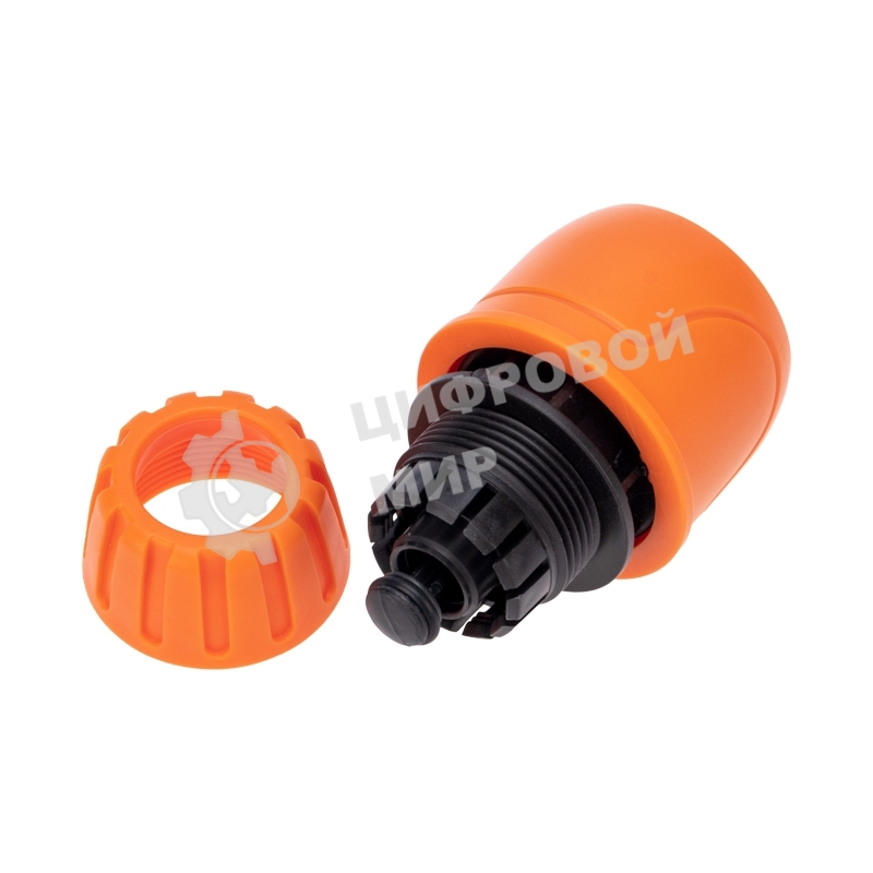 Коннектор для шланга, быстросъемный, с автостопом 1/2 Четыре Сезона