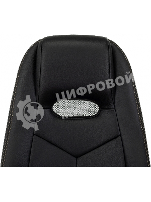 Кресло Бюрократ Zen/Black черный, кожа