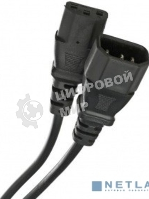 Кабель UPS to устройство 220V (IEC-320-C13/C14) 3м, 3G 0,75мм медь, Telecom