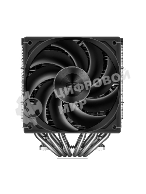 Кулер для процессора PCCooler RZ620 BK (260W, 4-pin PWM, 157.5мм, Al/Cu, 6x6мм, 1x120мм, 86.73CFM, 32dBA, 2200RPM, S: 1851/1700/1200/115X, AM5/AM4, черный)