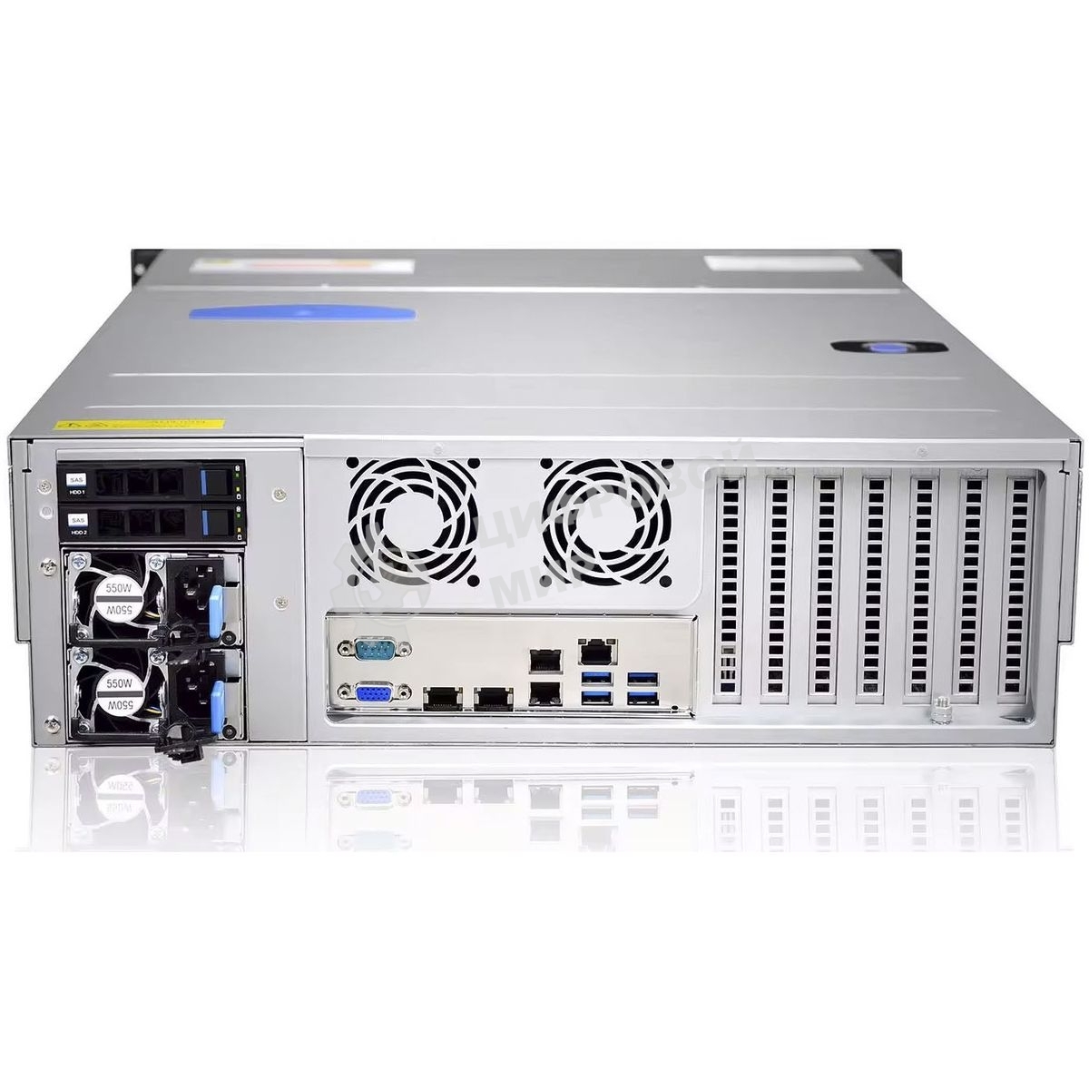 Серверный корпус Gooxi RMC3116-670-HS-D 3U 16bay chassis,direct backplane rear 2*2.5