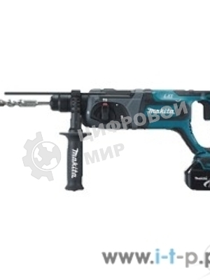 Перфоратор Makita DHR241RFE Перфоратор ак ,SDS+, 18В,2 х 3А ч Li-ion,3реж,1.9Дж,0-4000у\м,3.5кг,чем,подсв,совмест с 4 А ч Li-ion