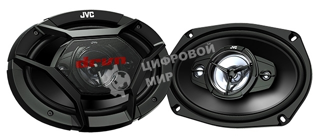 Колонки автомобильные JVC CS-DR6940 550Вт 86дБ 4Ом 15x23см (6x9дюйм) (ком.:2кол.) коаксиальные четырехполосные