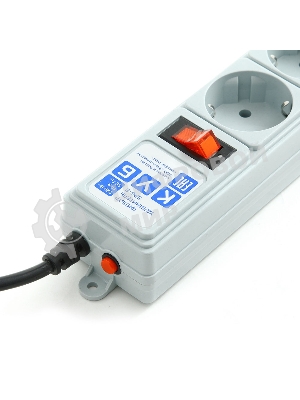 Сетевой фильтр Powercube SPG-B-10 3 м, 5 розеток, серый, коробка