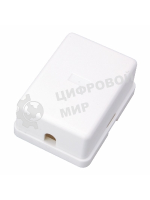 Рoзетка телефонная внешняя Rexant, 1 порт RJ-14(6P-4C), категория 3, (50 шт/уп)