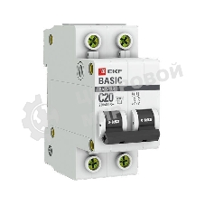 Выключатель автоматический EKF mcb4729-2-20C 2P 20А (C) 4,5кА ВА 47-29 EKF Basic