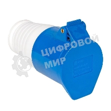 Розетка кабельная 32А 220В 2P+E IP44 (223) EKF ps-223-32-220
