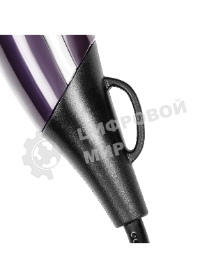 Фен для волос Galaxy Line GL 4338, фиолетовый,1200 Вт, 2 скорости потока воздуха, складная ручка, насадка-концентратор, подвесная петля, длина шнура питания 170 см