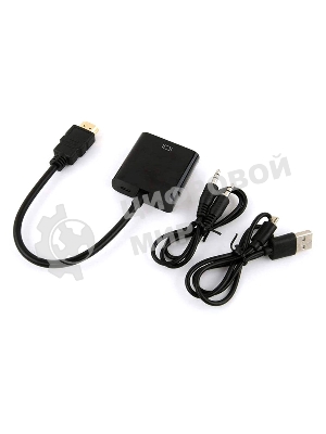 Переходник Buro HDMI-M-VGA-F-WUSB HDMI (m) VGA (f) 0.1м
