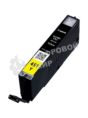 Картридж струйный CLI-451Y (6526B001) для Canon PIXMA iP7240/MG6340/MG5440, Желтый(Yellow), 344стр.