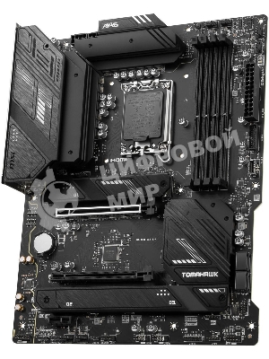 Материнская плата MSI MAG B760 TOMAHAWK WIFI, LGA 1700, Intel B760, 4xDDR5, 4xSATA, 3xM.2, 1xPCI-E 3.0 x4, 1xPCI-E 5.0 x16, 1xHDMI, 1xDP, 1xUSB Type-C, 1x2.5Gb LAN, 4xUSB-A 2.0, 4xUSB-A 3.2 Gen 2, 5x3.5 мм, 7.1, Standard-ATX