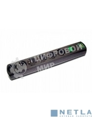 Сетевой фильтр MOST Сетевой фильтр RG 2 м (6 розеток), черный 587277