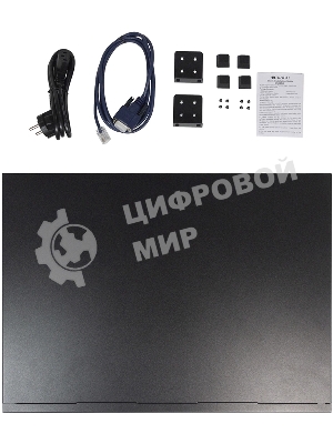 Коммутатор ORIGO Managed L3 Switch 48x1000Base-T PoE, 6x10Gbase-X SFP+, PoE Budget 880W, RJ45 Console, 19