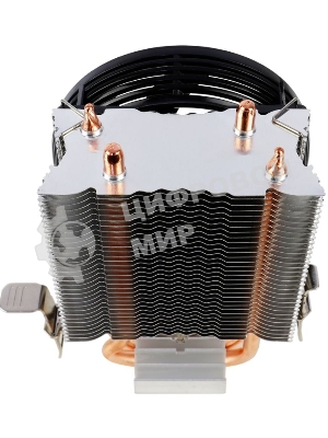 Кулер для процессора AeroCool/Formula Verkho 2 серебристый, 90 мм, алюминий/медь, 2000 об/мин, 25 дБ, 4 pin, 110 Вт, 125 мм