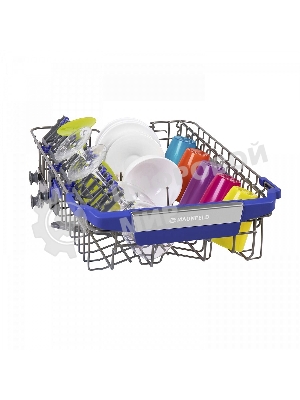 Встраиваемая посудомоечная машина Maunfeld MLP-08IMR, белый/черный, 44.5 см, 10 компл., 47 дБ, класс A++