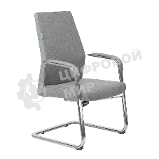 Кресло офисное Бюрократ JONS-LOW-V/CASHGREY на полозьях серый