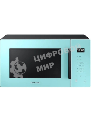 Микроволновая печь Samsung MG23T5018AN/BW голубой, 23 л, 800 Вт, переключатели - сенсор
