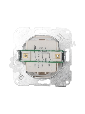 Выключатель DEA 3кл с/у 10А мех. бежевый Kranz KR-78-0234
