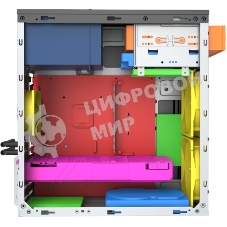 Компьютерный корпус с блоком питания 500Вт./Case Foxline FL-702, mATX, 1x5.25EXT, 1x3.5EXT, 2x3.5INT, 2xUSB 2.0, HDA, w/o FAN, w/500W ATX PSU, w/1.2m EU pwr cord