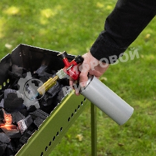 Горелка Matrix профессиональная на газовый баллон пьезоподжиг металл. корпус