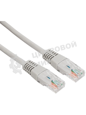 Пaтч-корд U/UTP Rexant, cat.5e, RJ45-RJ45, неэкранированный, LSZH серый, 5м
