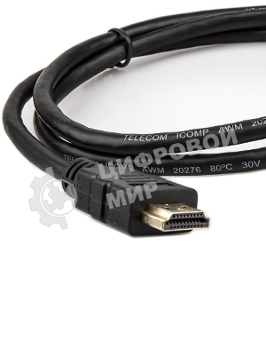 Кабель HDMI-19M --- MiniHDMI-19M ver 2.0+3D/Ethernet,1m Telecom