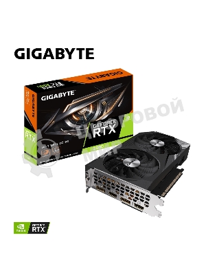 Видеокарта Gigabyte GV-N3060WF2OC-12GD (V2.0) PCIE16 12288Mb 192 GDDR6 1792/15000 HDMIx2 DPx2 HDCP Ret