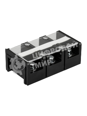 Блок зажимов клеммный Rexant БЗН ТС-1003 35мм2 100A 3 пары