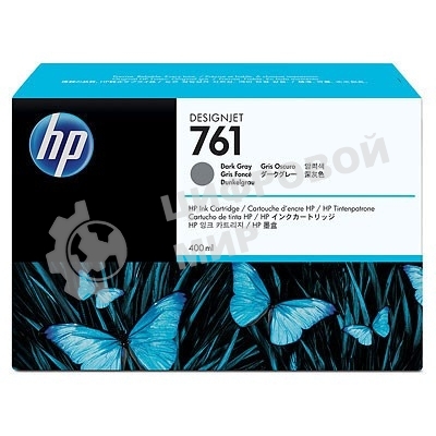 Картридж струйный HP №761 CM996A темно-серый для HP DJ T7100 (400мл)
