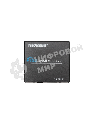 Делитель Rexant гнездо HDMI на 2 гнезда HDMI, металл