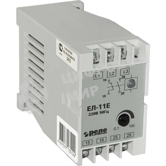 Реле контроля фаз ЕЛ-11Е 380В 50Гц Реле и Автоматика A8222-77135136
