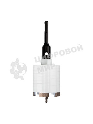 Коронка алмазная по бетону с пылеудалением 72мм, М16, турбо-сегмент, SDS PLUS KRANZ