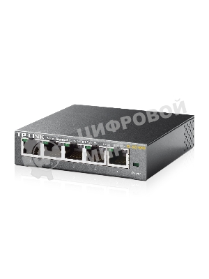 Коммутатор сетевой TP-Link SMB TL-SG105E 5-Port Gigabit Desktop Easy Smart Switch, 5 10/100/1000Mbps RJ45 ports, MTU/Port/Tag-based VLAN, QoS, IGMP Snooping