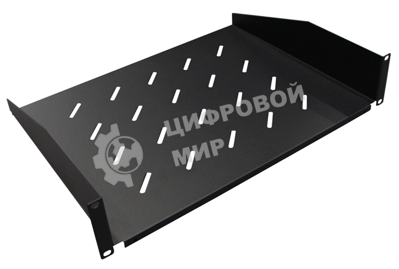 Полка фронтальная, глубина 300 мм, 2U, нагрузка - 60 кг