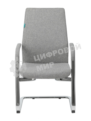 Кресло офисное Бюрократ JONS-LOW-V/CASHGREY на полозьях серый